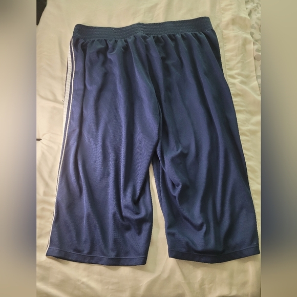 Champion Shorts Mens 2xl Blue Mesh Sweatpants Stretch Athletic Sports Gym Run - Picture 5 of 5